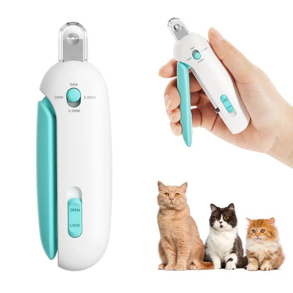 🐱Helloadorn® Cat Nail Clipper with 4 Adjustable Sizes & Built-in Hidden Nail File