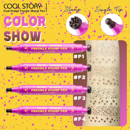 Helloadorn® Dual-Ended Freckle Stamp Pen-Waterproof Long-Lasting Freckle Marker