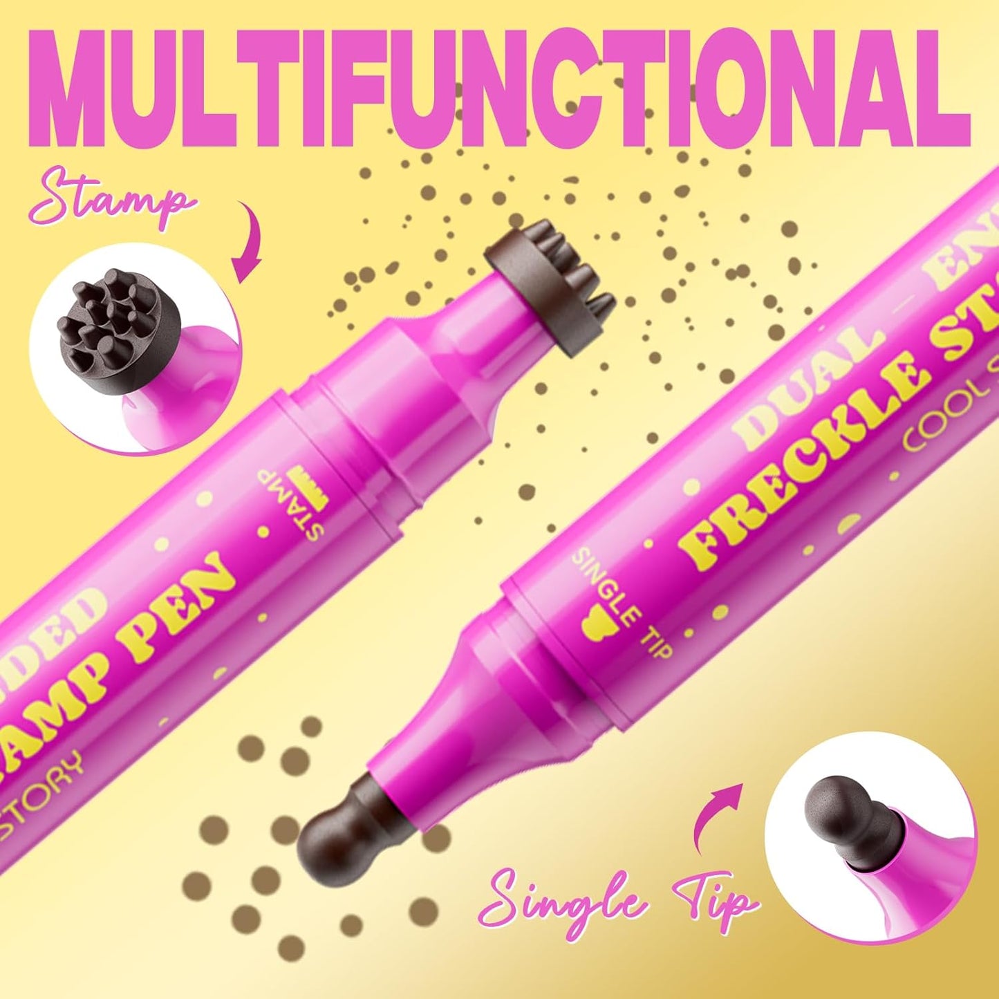Helloadorn® Dual-Ended Freckle Stamp Pen-Waterproof Long-Lasting Freckle Marker