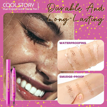 Helloadorn® Dual-Ended Freckle Stamp Pen-Waterproof Long-Lasting Freckle Marker